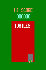 Turtles title screen for Odyssey 2
